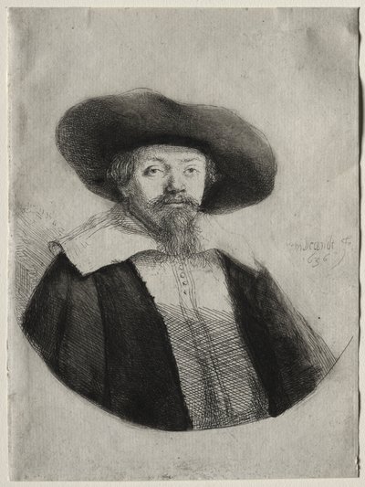 Samuel Manasseh Ben Israel av Rembrandt van Rijn