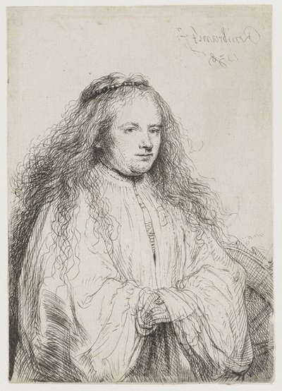 Saskia som den hellige Katarina av Alexandria St Catherine (