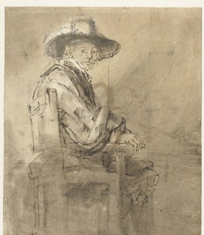 Sittende Syndic: Jacob van Loon Syndic of the Drapers’ Guild, Jacob van Loon, sittende av Rembrandt van Rijn