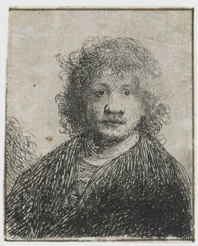 Selvportrett med bred nese Selvportrett med bred nese av Rembrandt van Rijn