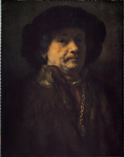 Selvportrett med ørering og gullkjede (maleri av Rembrandt van Rijn