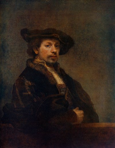 Selvportrett i en alder av 34, 1640, 1912. av Rembrandt van Rijn