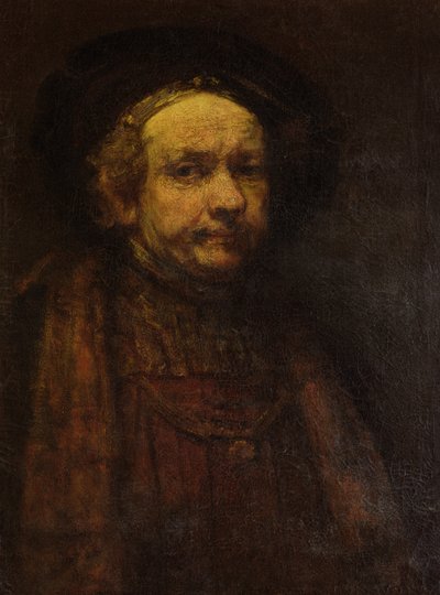 Selvportrett, eldre av Rembrandt van Rijn