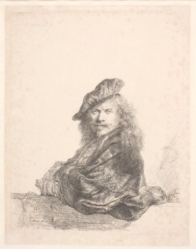 Selvportrett av Rembrandt van Rijn