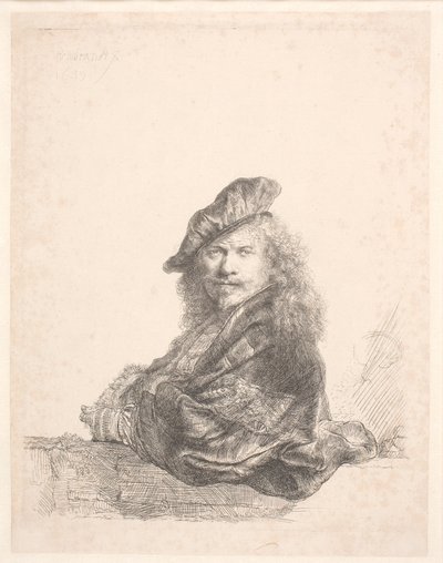 Selvportrett av Rembrandt van Rijn