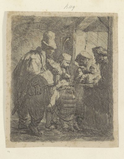 Straatmuzikanten Samling av åttifem originaltrykk (serietittel) av Rembrandt van Rijn