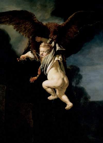 Bortføringen av Ganymedes, 1635 av Rembrandt van Rijn