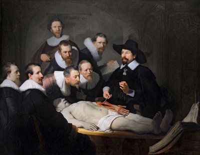 The Anatomy Lesson of Dr. Nicolaes Tulp, 1632 av Rembrandt van Rijn