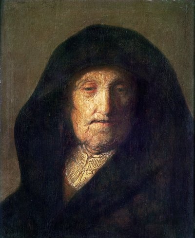 Kunstnerens mor (olje) av Rembrandt van Rijn