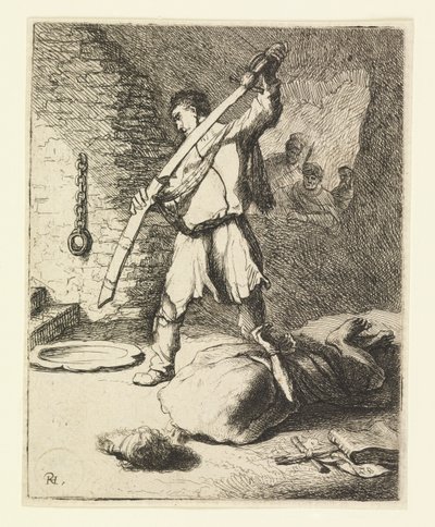 Halshuggingen av døperen Johannes av Rembrandt van Rijn