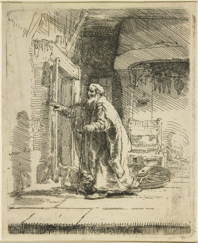 The Blindness of Tobit, 1651 av Rembrandt van Rijn