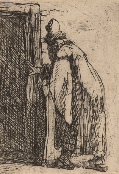 The Blindness of Tobit: a Sketch, ca. 1629. av Rembrandt van Rijn