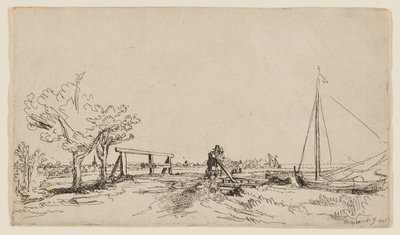 Broen ved Klein Kostverloren på Amstel av Rembrandt van Rijn