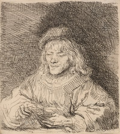 Kortspilleren, 1641. av Rembrandt van Rijn