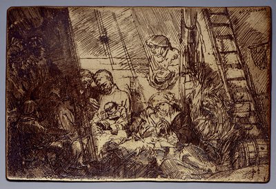 Omskjæringen i stallen Omskjæringen i stallen av Rembrandt van Rijn