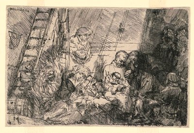 Omskjæringen i stallen av Rembrandt van Rijn