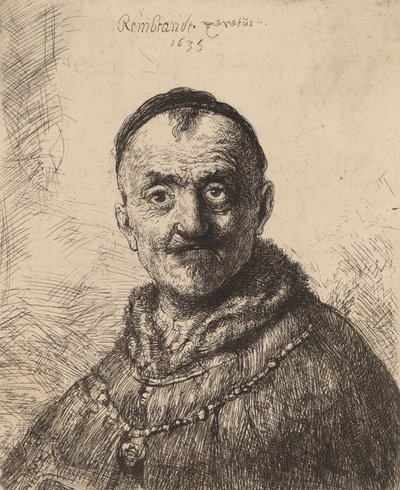 Det første orientalske hodet, 1635. av Rembrandt van Rijn