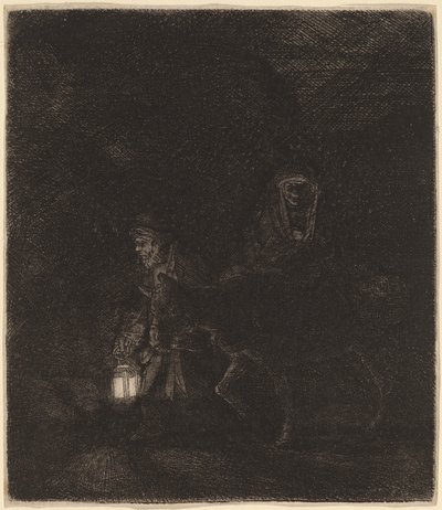 Flykten til Egypt av Rembrandt van Rijn