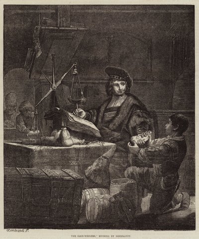 Gullveieren av Rembrandt van Rijn
