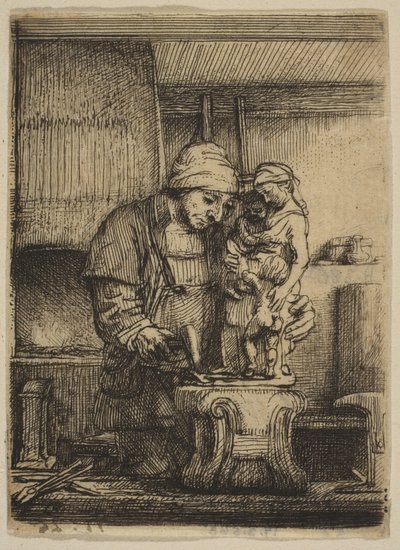 Gullsmeden, 1655. av Rembrandt van Rijn