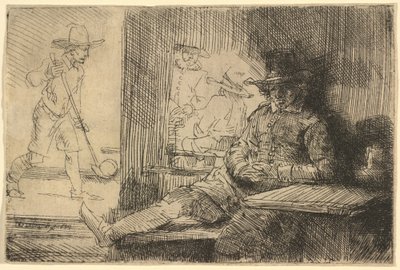 Golfspilleren av Rembrandt van Rijn
