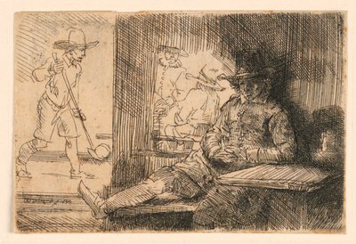 Golfspilleren av Rembrandt van Rijn