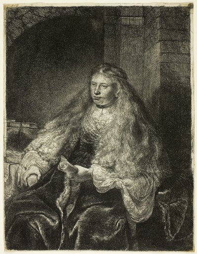 Den store jødiske bruden av Rembrandt van Rijn