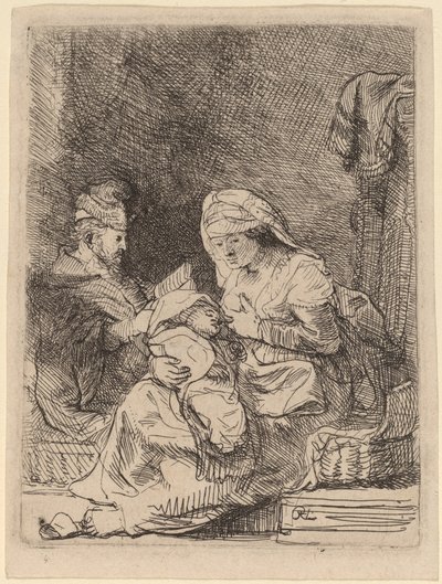 Den hellige familie av Rembrandt van Rijn