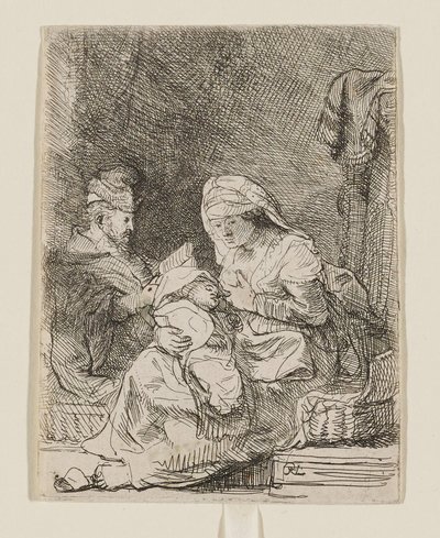 Den hellige familie av Rembrandt van Rijn