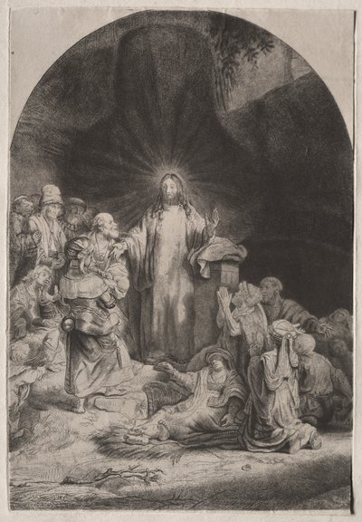 The Hundred Guilder Print av Rembrandt van Rijn