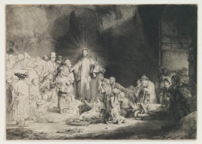The Hundred Guilder Print av Rembrandt van Rijn