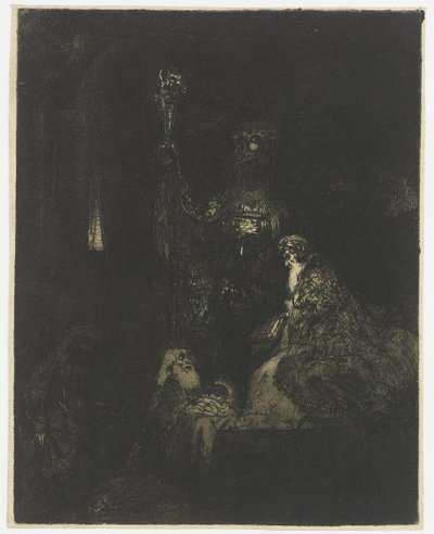 Presentasjonen i tempelet Presentasjonen i templet på den mørke måten av Rembrandt van Rijn