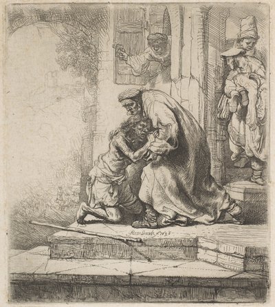The Return of the Prodigal Son, 1636. av Rembrandt van Rijn