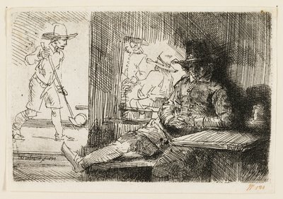 Ringballspilleren av Rembrandt van Rijn