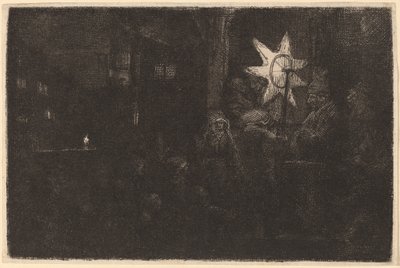 The Star of the Kings: a Night Piece av Rembrandt van Rijn