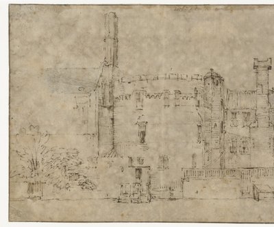 Swijgh Utrecht-tårnet i Amsterdam av Rembrandt van Rijn