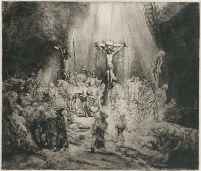 De tre korsene, ca. 1653 av Rembrandt van Rijn