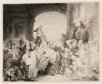 Mordekais triumf av Rembrandt van Rijn