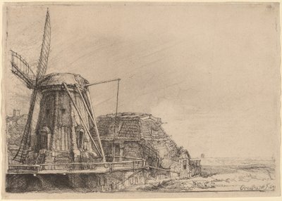 Vindmøllen av Rembrandt van Rijn