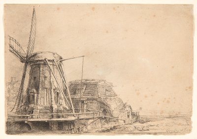 Vindmøllen av Rembrandt van Rijn