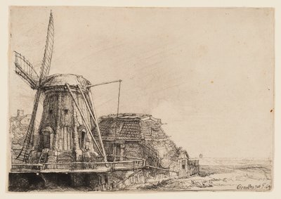 Vindmøllen av Rembrandt van Rijn