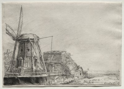 Vindmøllen av Rembrandt van Rijn