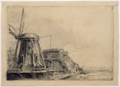 Vindmøllen av Rembrandt van Rijn