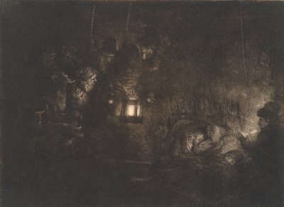 Hyrdenes tilbedelse: et nattstykke av Rembrandt van Rijn