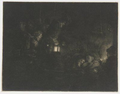 Hyrdenes tilbedelse: et nattstykke av Rembrandt van Rijn