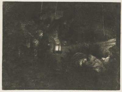 Hyrdenes tilbedelse: et nattstykke av Rembrandt van Rijn