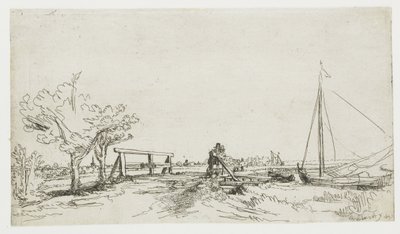 Broen ved Klein Kostverloren på Amstel av Rembrandt van Rijn