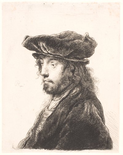 Det fjerde orientalske hodet av Rembrandt van Rijn