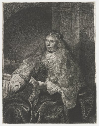 Den store jødiske bruden av Rembrandt van Rijn