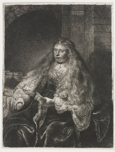 Den store jødiske bruden av Rembrandt van Rijn